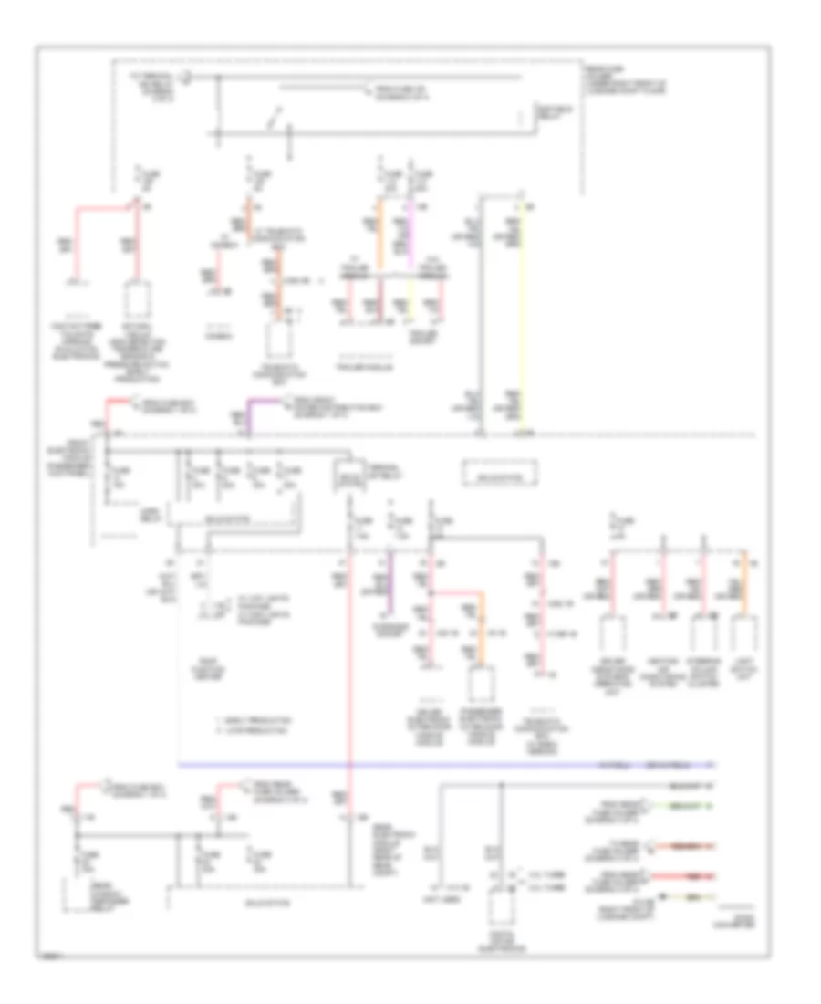 Электросхема блока предохранителей и реле (4 из 4) для BMW M235i 2014