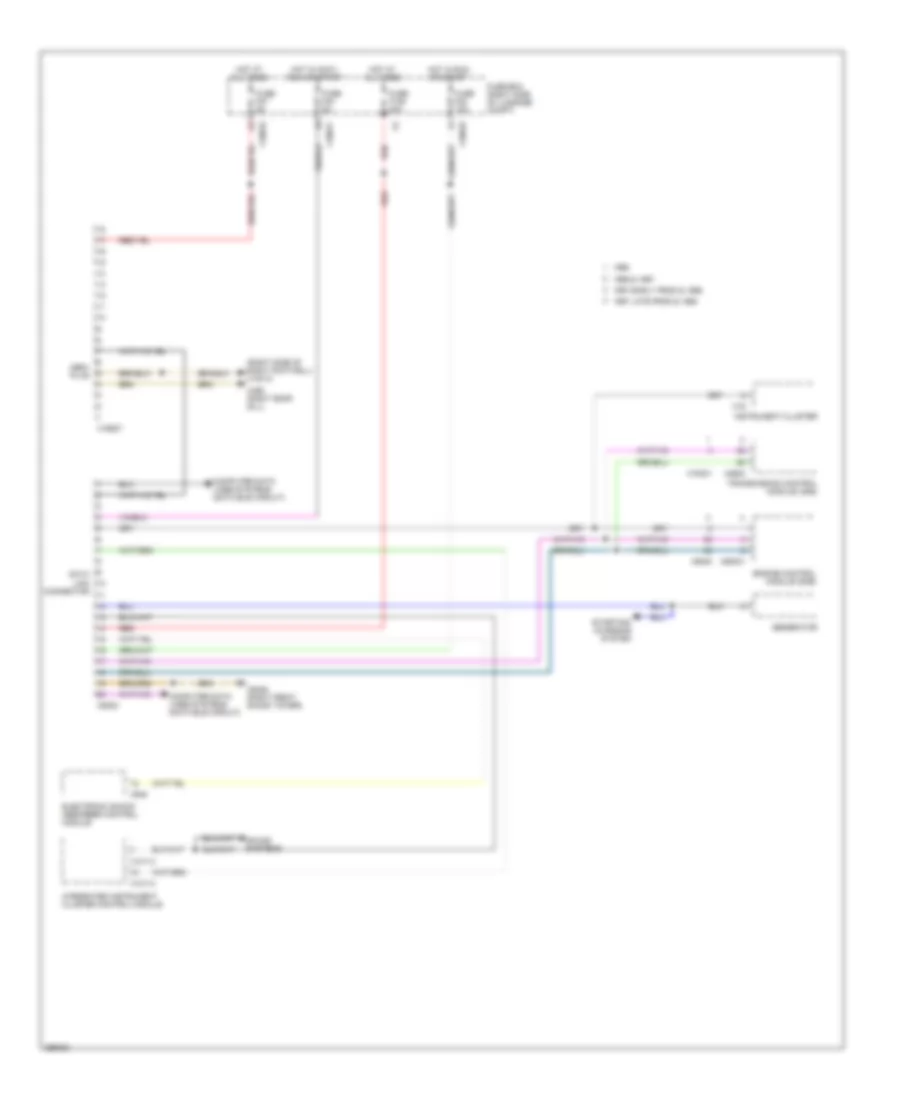 схема соединителя канала связи для BMW 740iL 1996