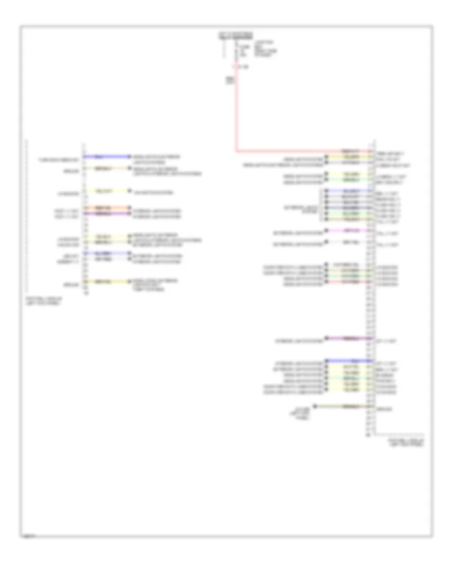 Электросхема блоков управления кузовом (1 из 2) для BMW M5 2014