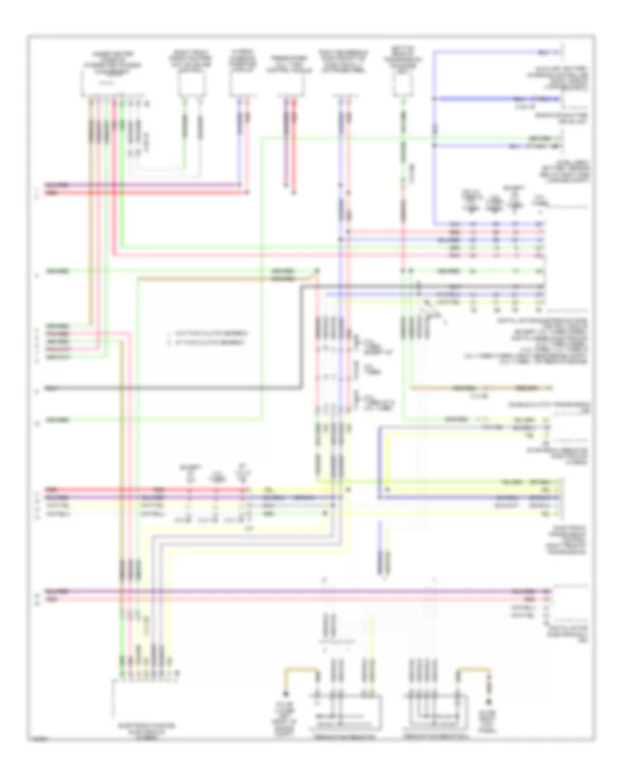 Электросхема линии передачи данных CAN (6 из 6) для BMW M5 2014