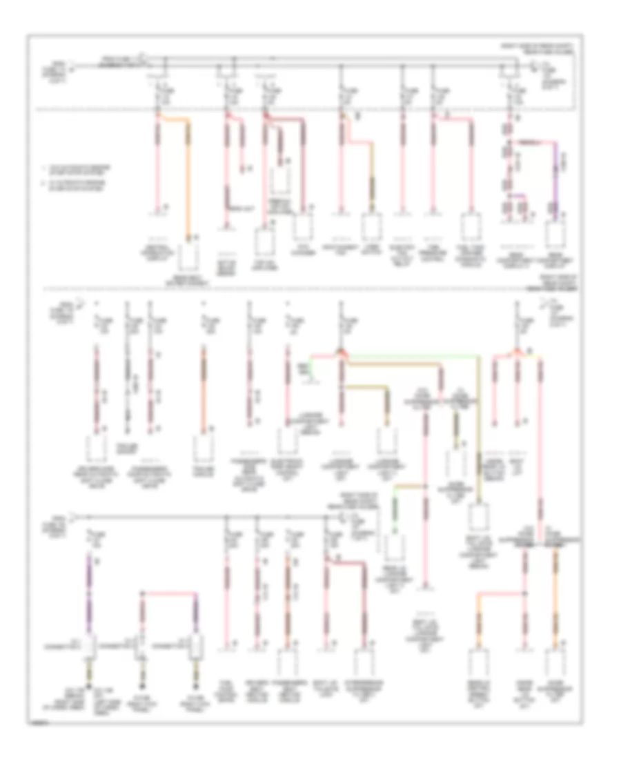 Электросхема блока предохранителей и реле (6 из 7) для BMW M5 2014