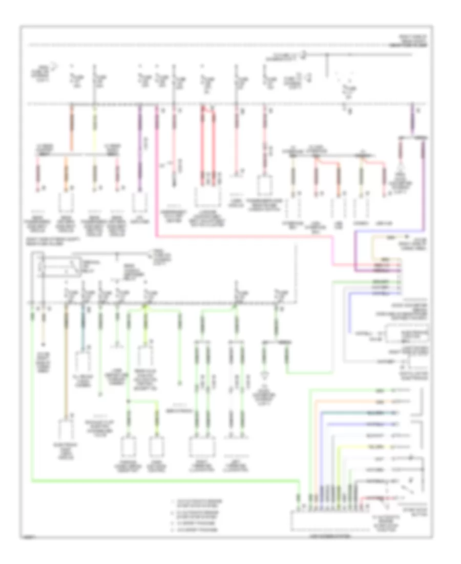 Электросхема блока предохранителей и реле (7 из 7) для BMW M5 2014