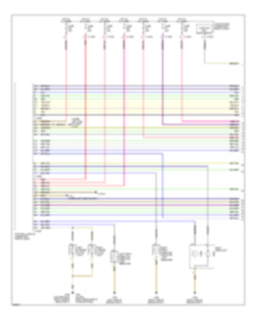 Электросхема розетки подключения прицепа и внешнего освещения (1 из 3) для BMW 128i 2011