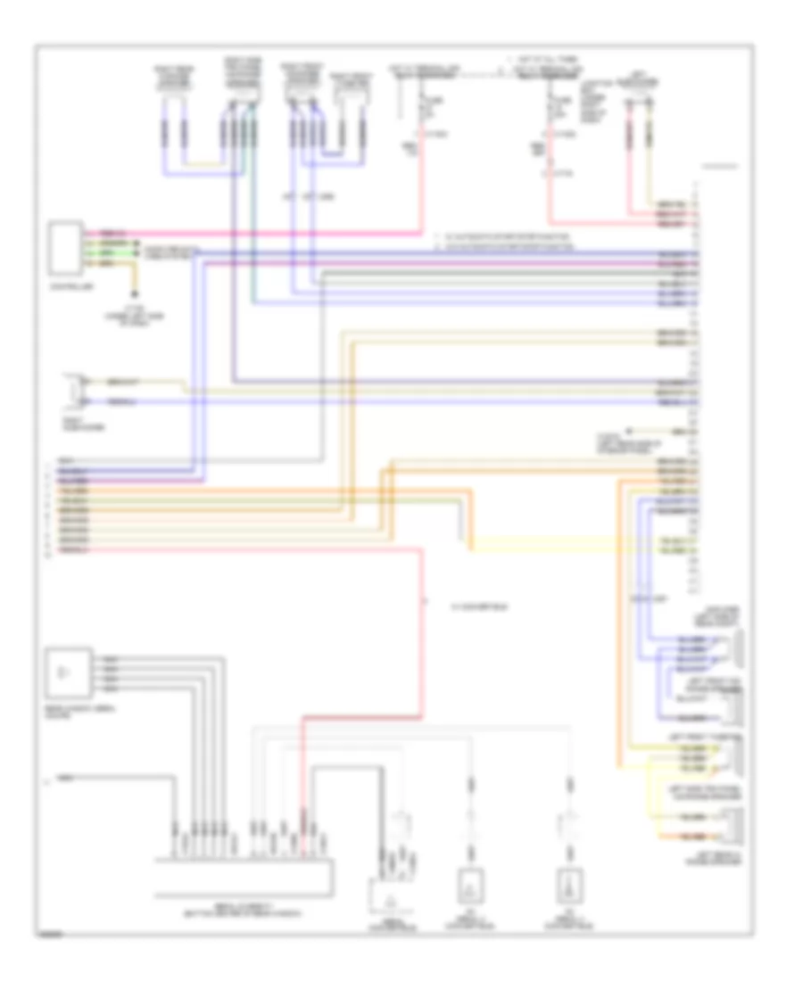 Hifi Radio Wiring Diagram, withCCC & M-ASK (3 из 3) для BMW 128i 2011