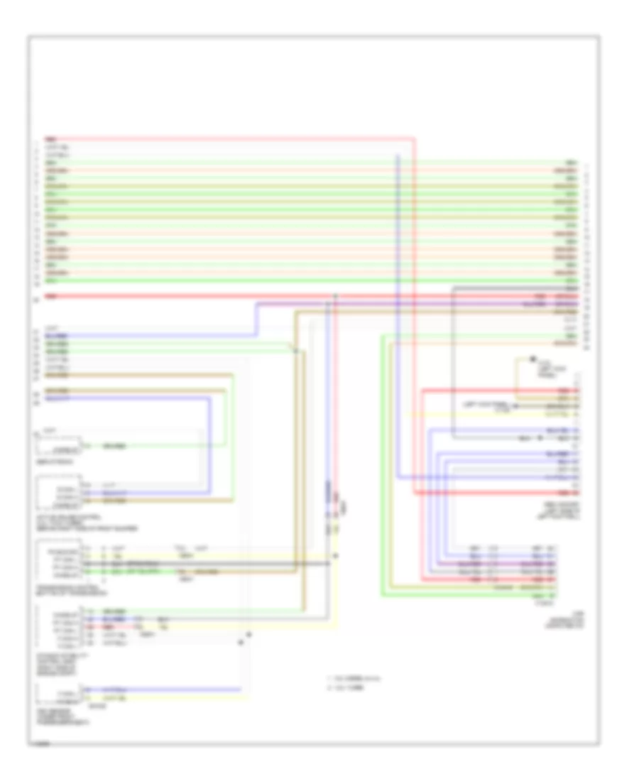Электросхема линии передачи данных CAN (2 из 3) для BMW X5 50i 2013