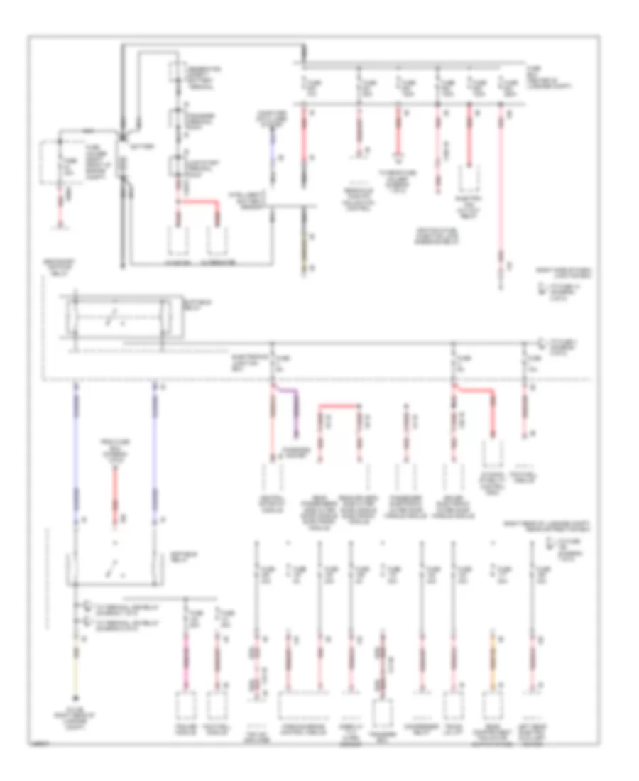 Электросхема блока предохранителей и реле (1 из 8) для BMW 750Lxi 2010