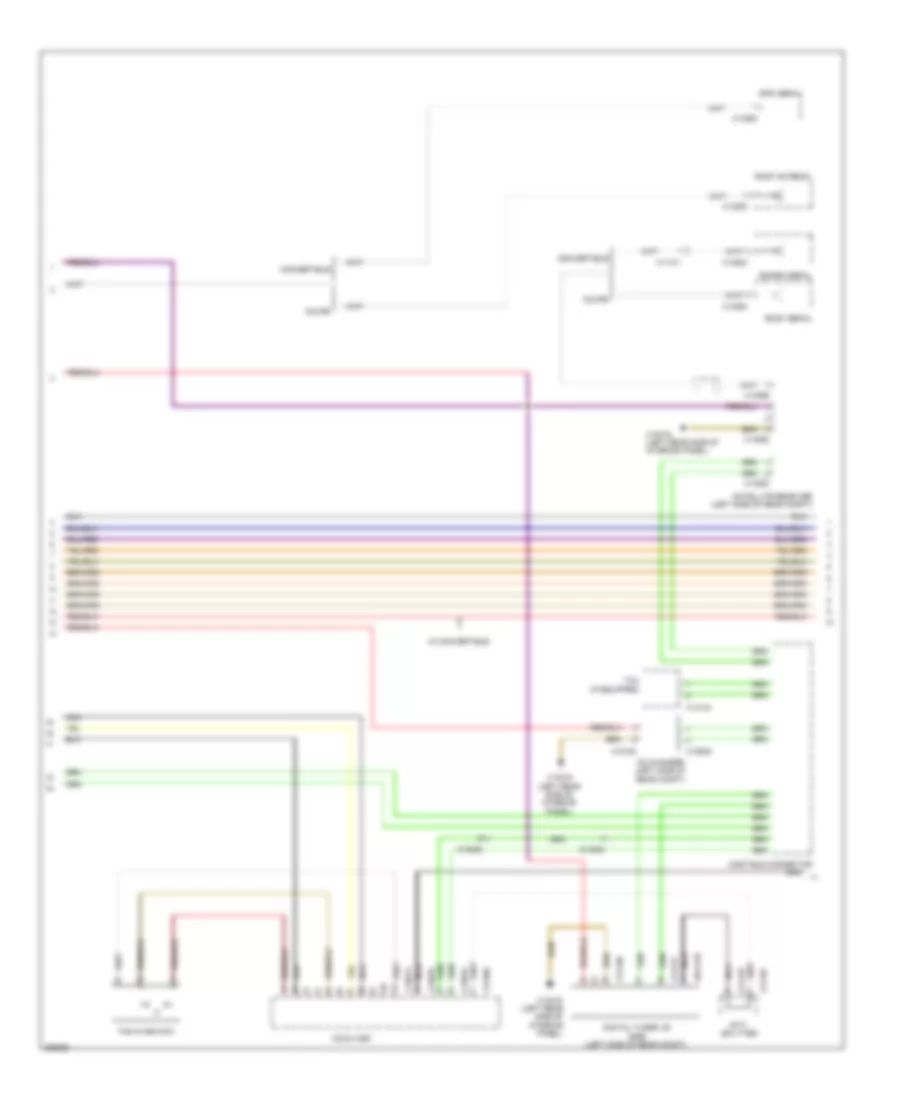 Navigation Wiring Diagram, Hifi Radio withCCC & M-ASK (2 из 3) для BMW 135i 2011