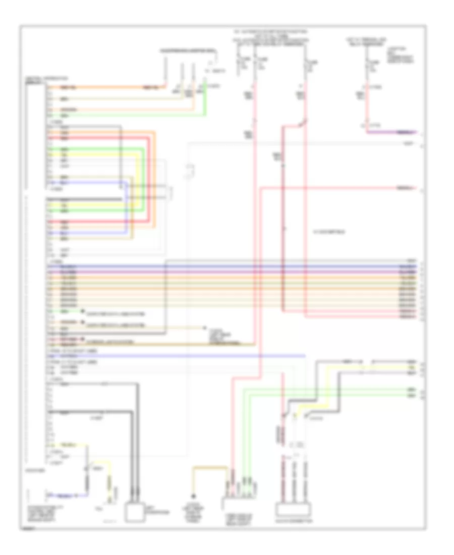 Hifi Radio Wiring Diagram, withCCC & M-ASK (1 из 3) для BMW 135i 2011