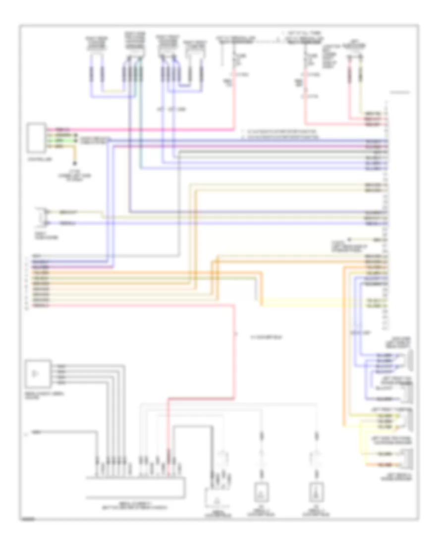 Hifi Radio Wiring Diagram, withCCC & M-ASK (3 из 3) для BMW 135i 2011
