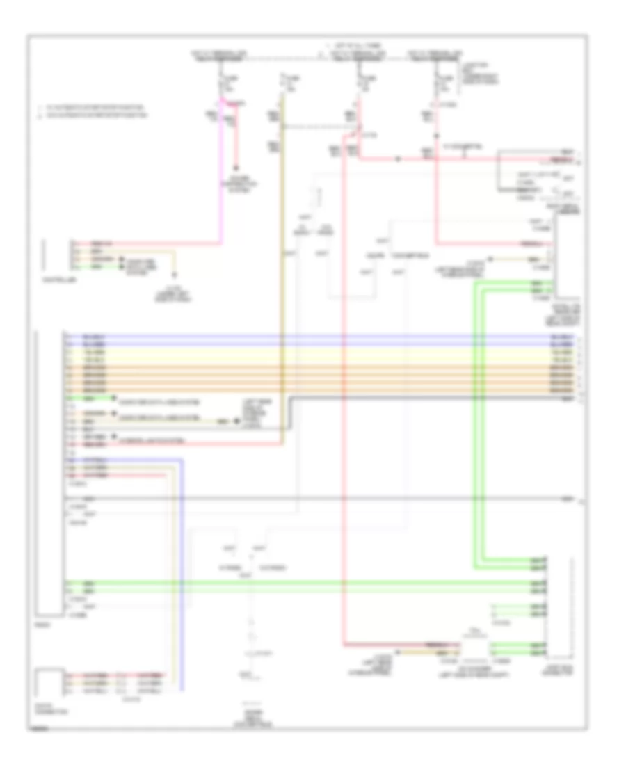 Hifi Radio Wiring Diagram, without CIC, CCC & M-ASK (1 из 2) для BMW 135i 2011