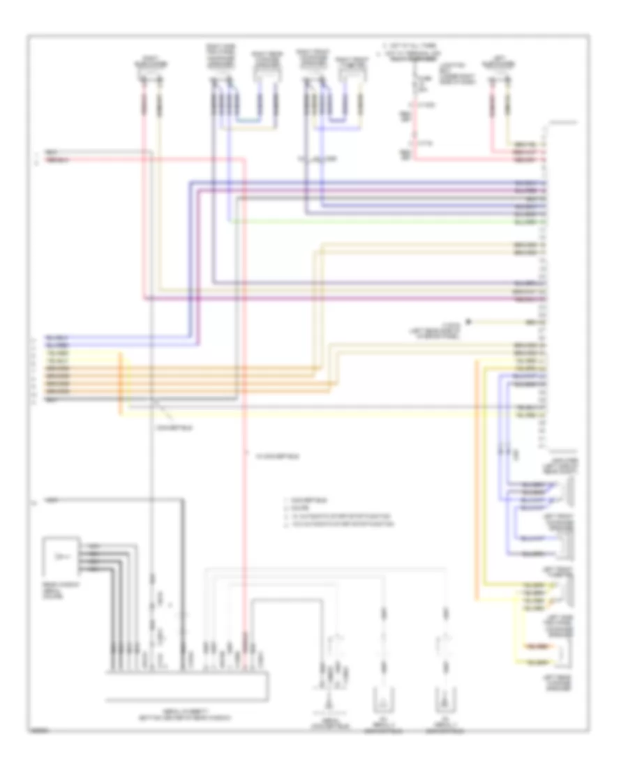Hifi Radio Wiring Diagram, without CIC, CCC & M-ASK (2 из 2) для BMW 135i 2011