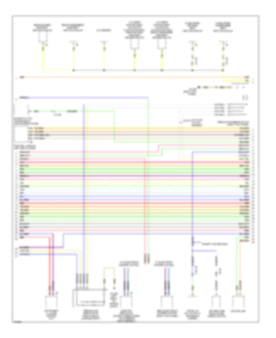 Электросхема линии передачи данных CAN (2 из 4) для BMW M6 Gran Coupe 2014