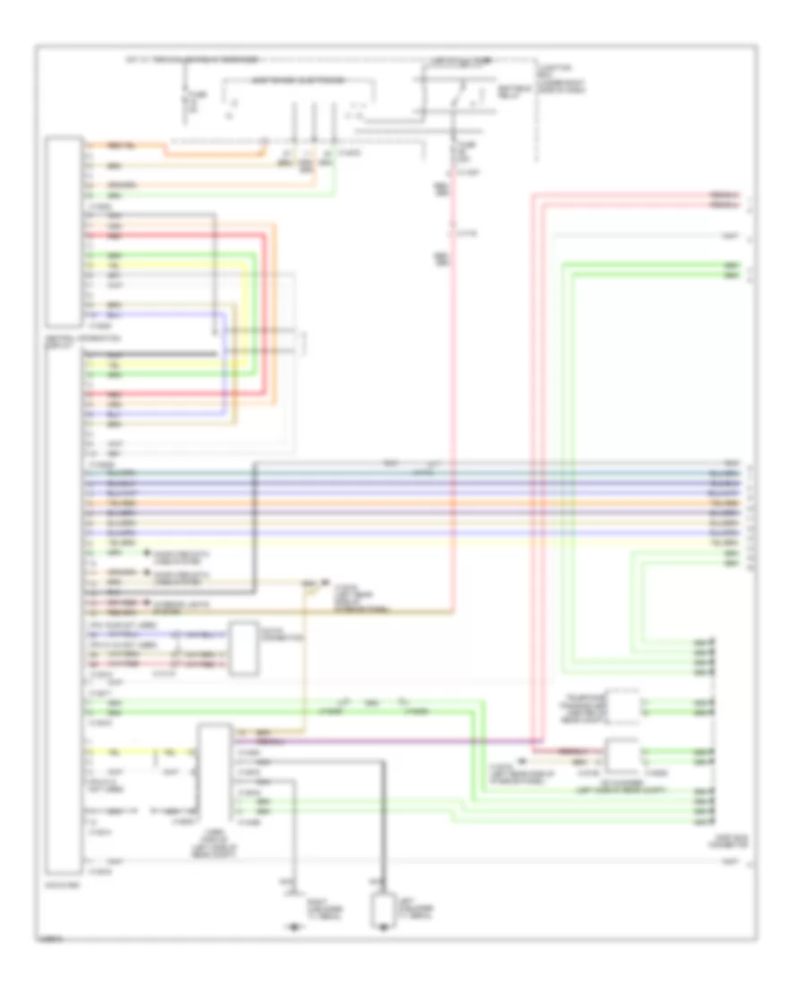 Navigation Wiring Diagram, Convertible withCCC & M-ASK (1 из 2) для BMW M3 2010