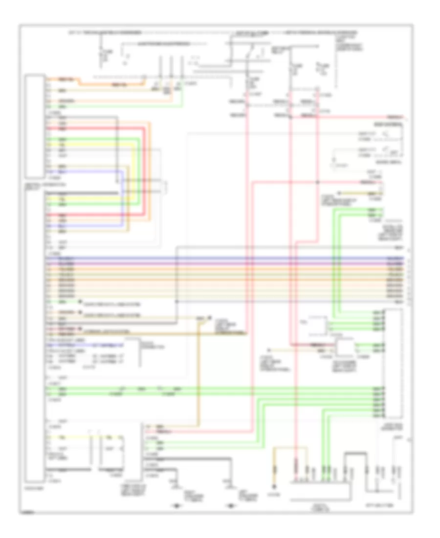 Navigation Wiring Diagram, Convertible withCCC, M-ASK & Hifi Radio (1 из 2) для BMW M3 2010