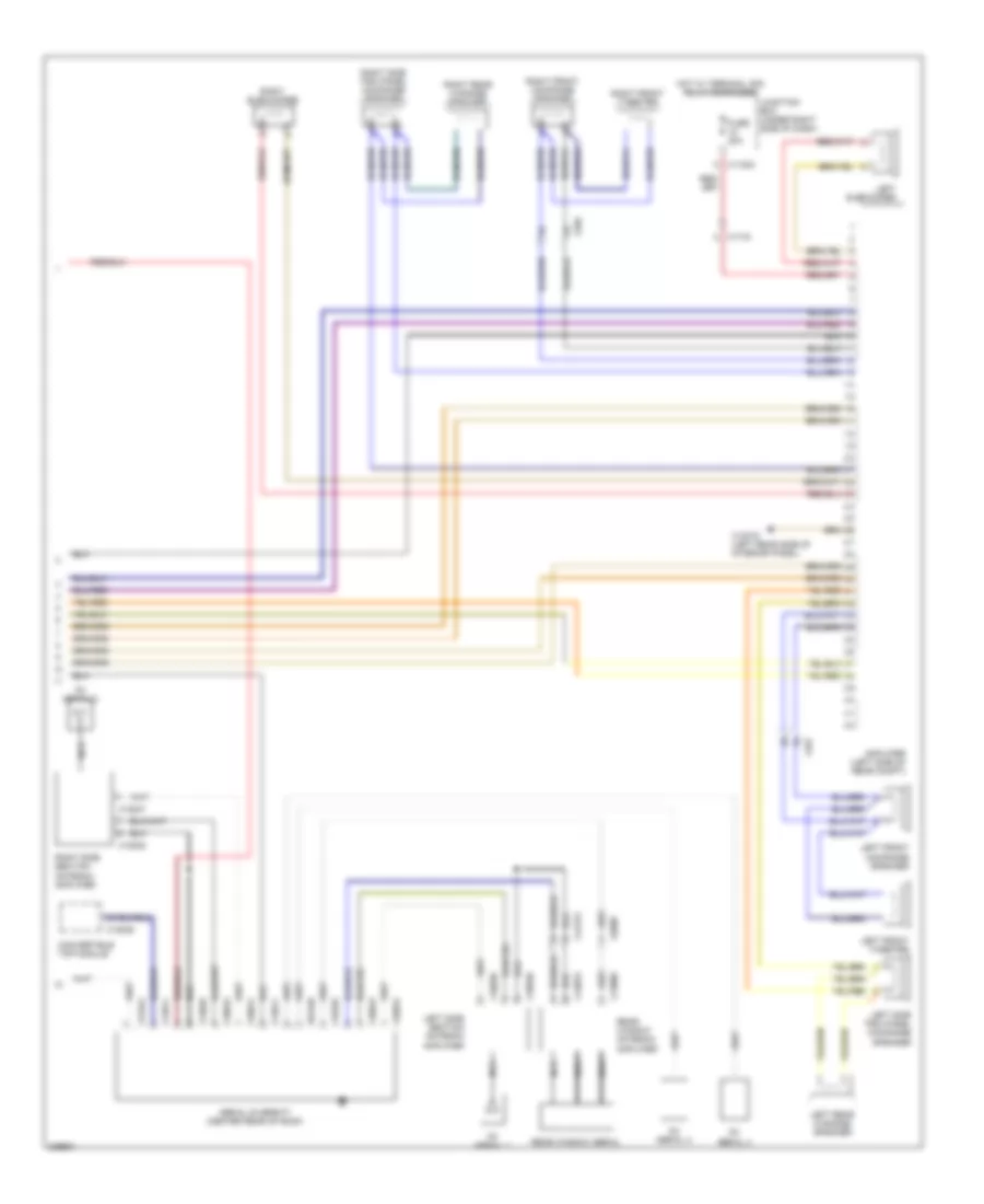 Navigation Wiring Diagram, Convertible withCCC, M-ASK & Hifi Radio (2 из 2) для BMW M3 2010