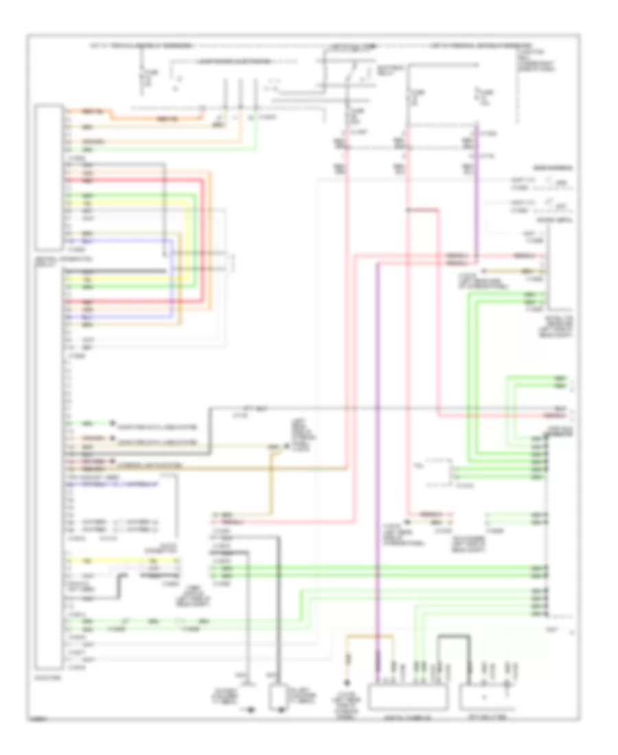 Navigation Wiring Diagram, Convertible withCCC, M-ASK & Top Hifi Radio (1 из 2) для BMW M3 2010
