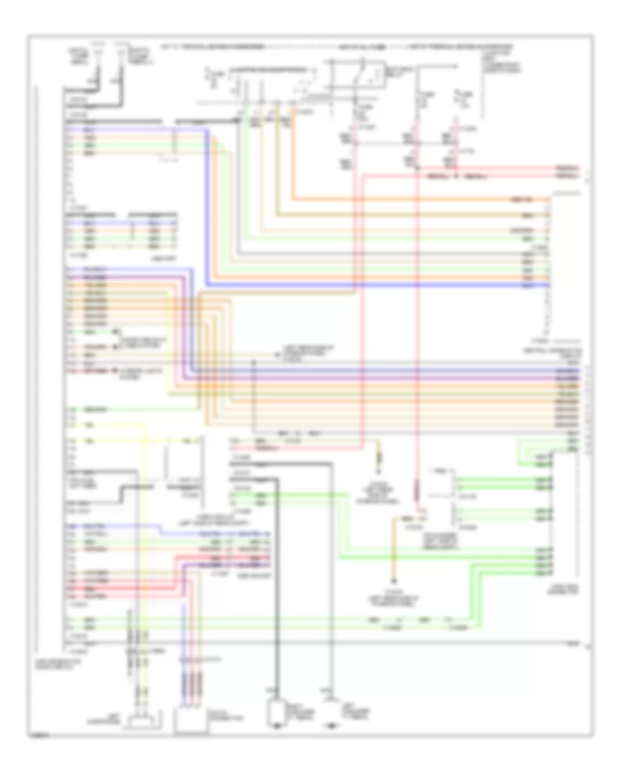 Navigation Wiring Diagram, Convertible withCIC & Hifi Radio (1 из 2) для BMW M3 2010