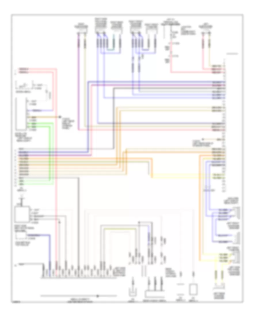 Navigation Wiring Diagram, Convertible withCIC & Hifi Radio (2 из 2) для BMW M3 2010