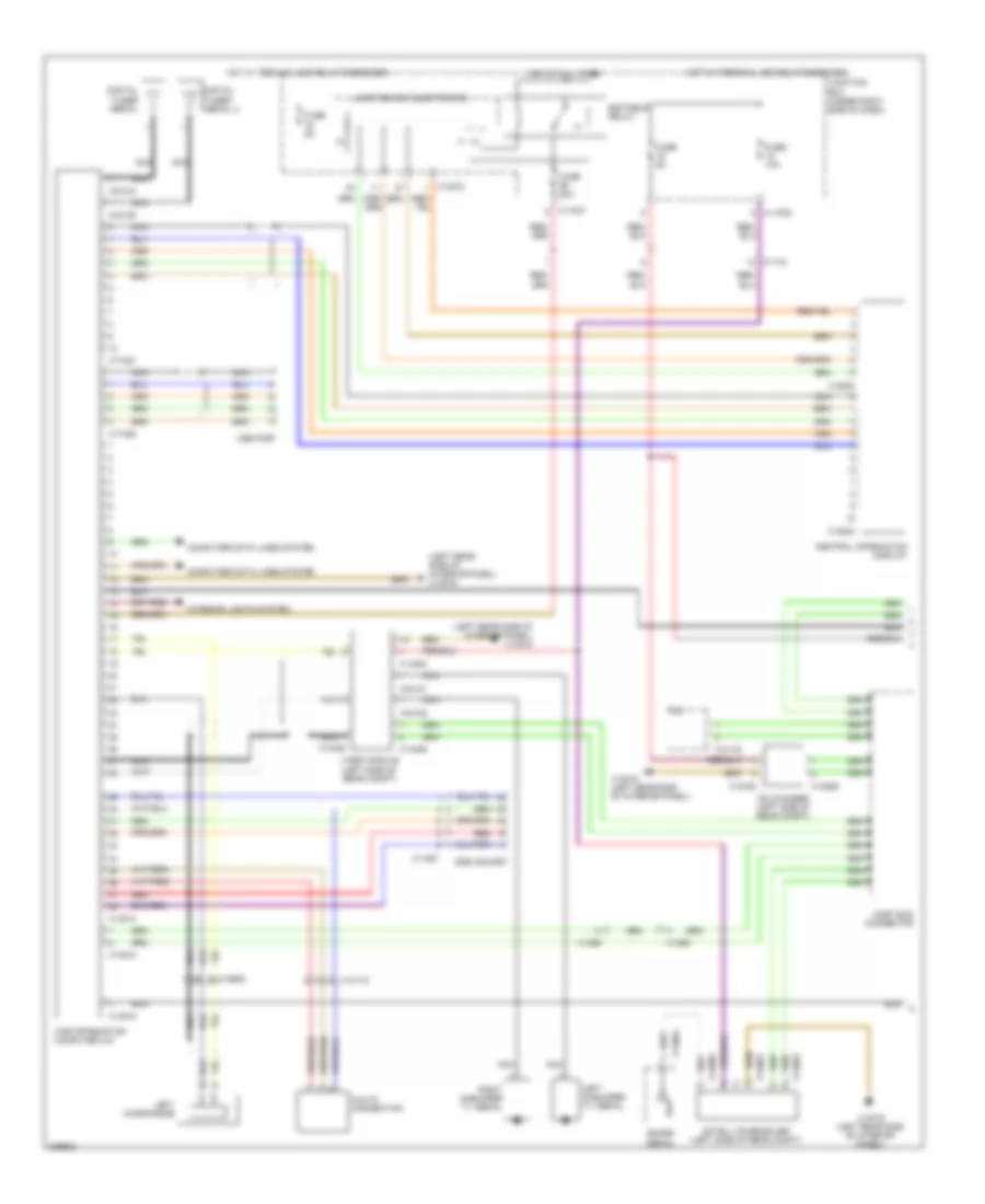Navigation Wiring Diagram, Convertible withCIC & Top Hifi Radio (1 из 2) для BMW M3 2010