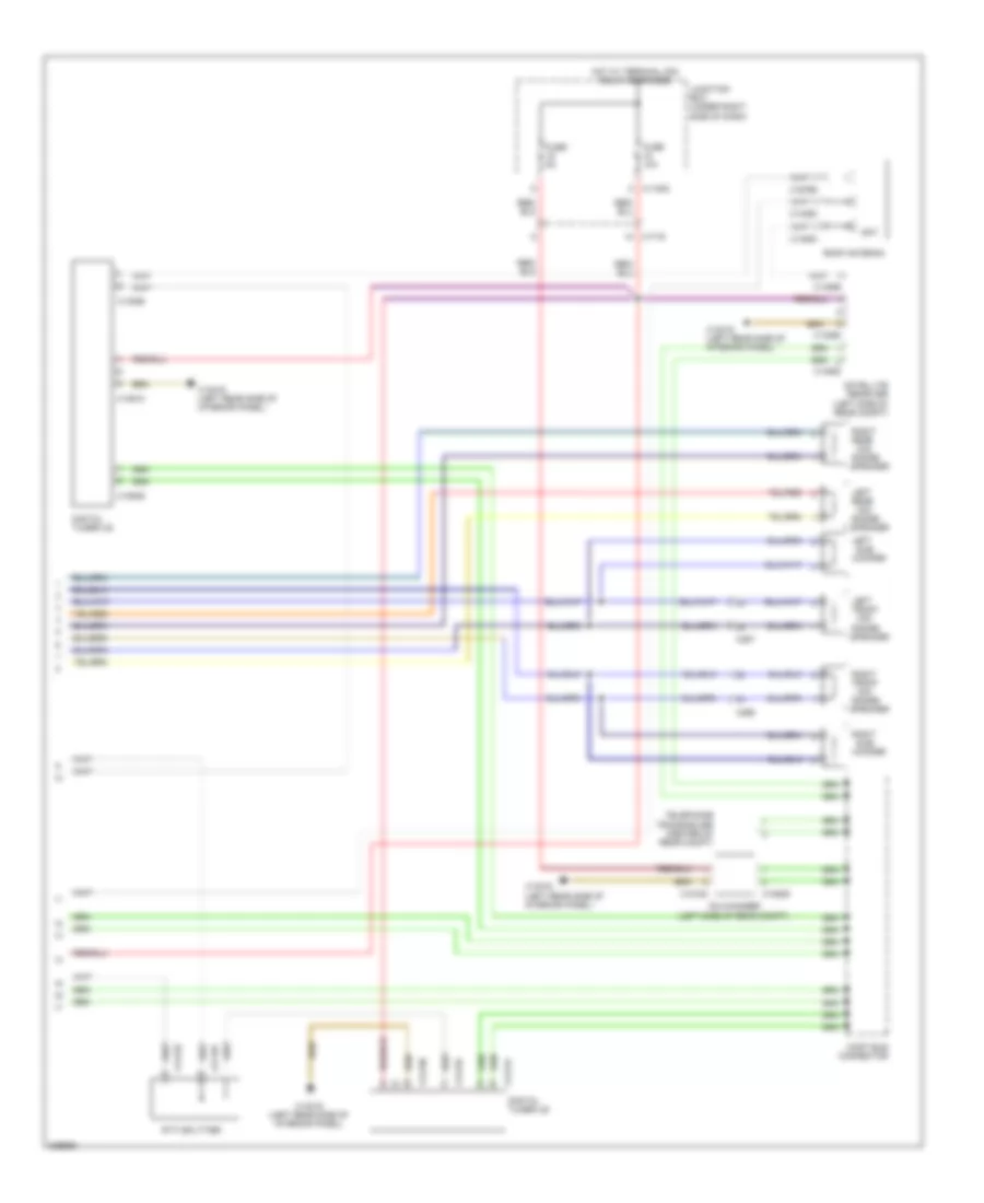 Navigation Wiring Diagram, Except Convertible withCCC & M-ASK (2 из 2) для BMW M3 2010