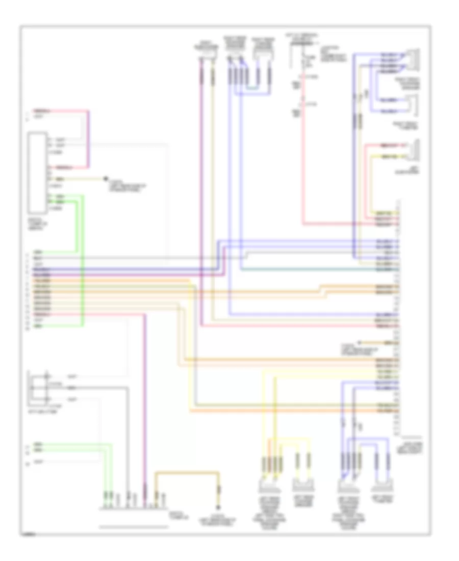Hifi Radio Wiring Diagram, Except Convertible withCCC & M-ASK (2 из 2) для BMW M3 2010