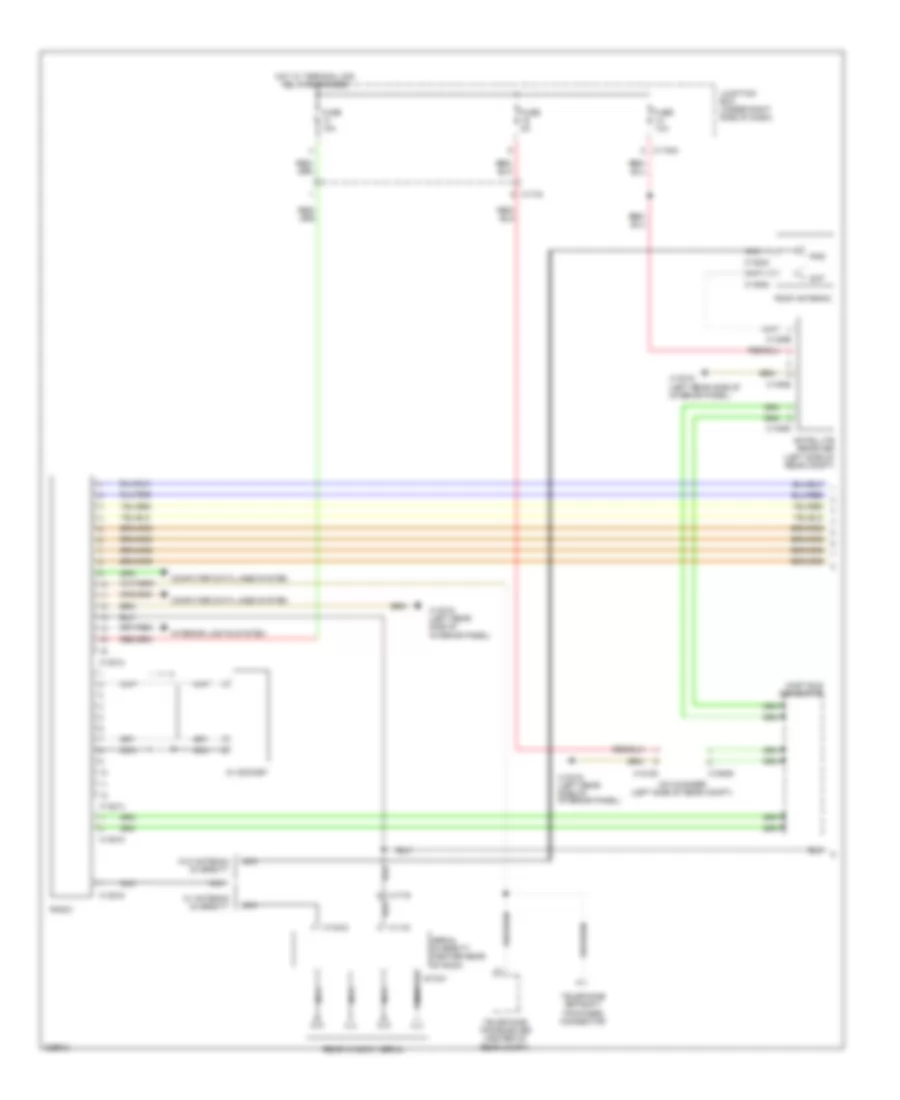 Hifi Radio Wiring Diagram, Except Convertible without CIC, CCC & M-ASK (1 из 2) для BMW M3 2010