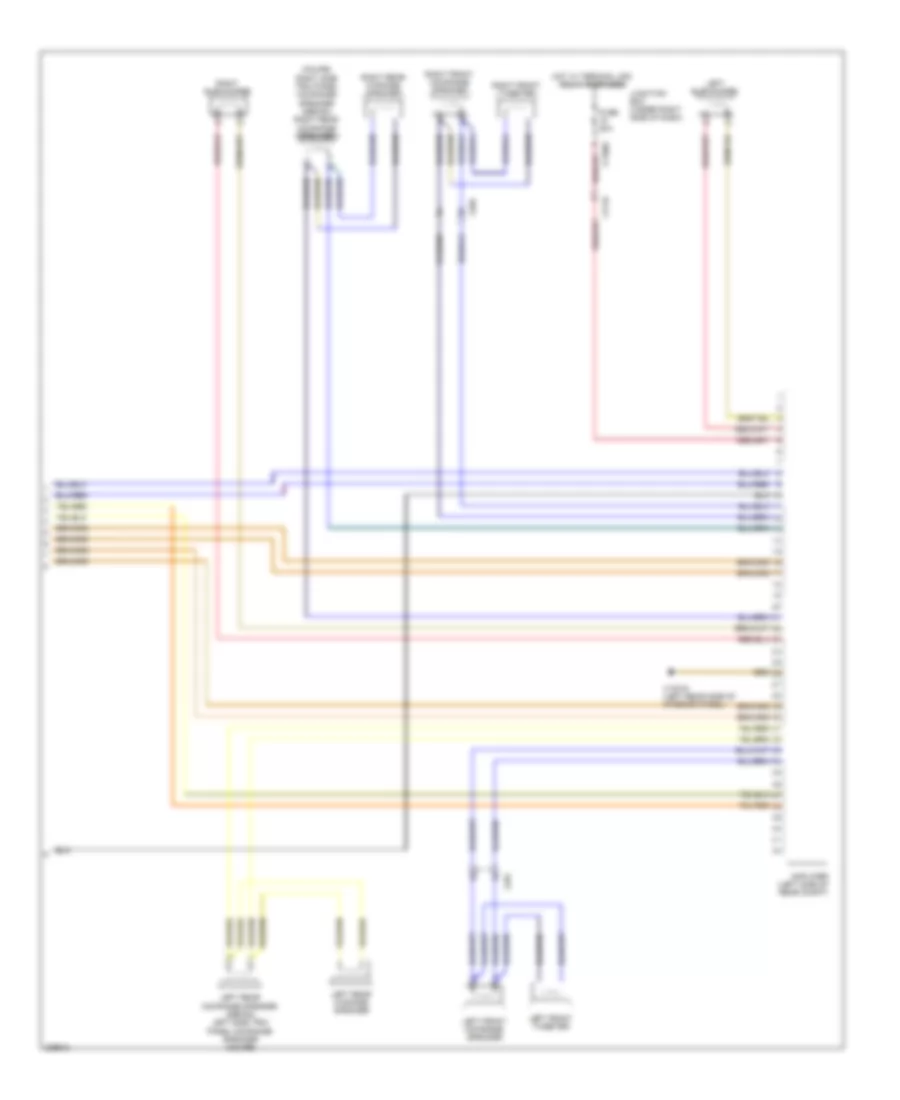 Hifi Radio Wiring Diagram, Except Convertible without CIC, CCC & M-ASK (2 из 2) для BMW M3 2010