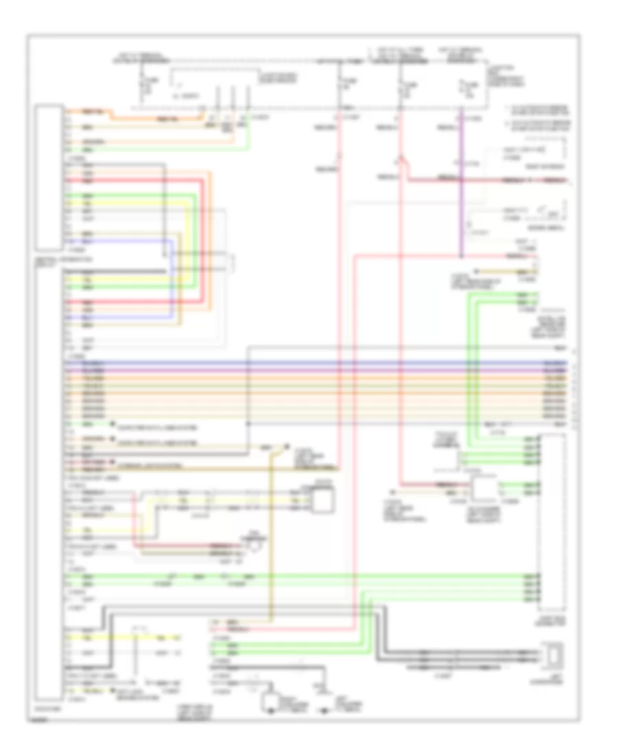 Navigation Wiring Diagram, Convertible withCCC, M-ASK & Hifi Radio (1 из 2) для BMW 328i 2011
