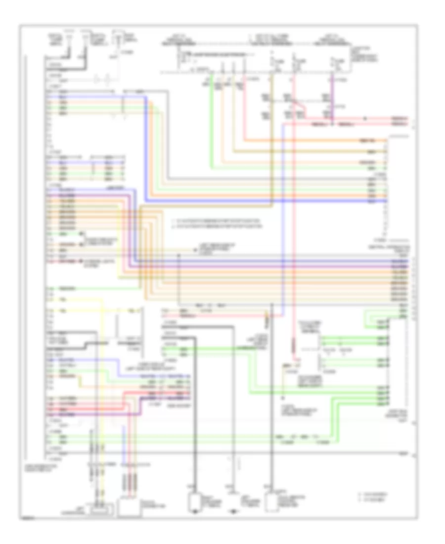 Navigation Wiring Diagram, Convertible withCIC & Hifi Radio (1 из 2) для BMW 328i 2011