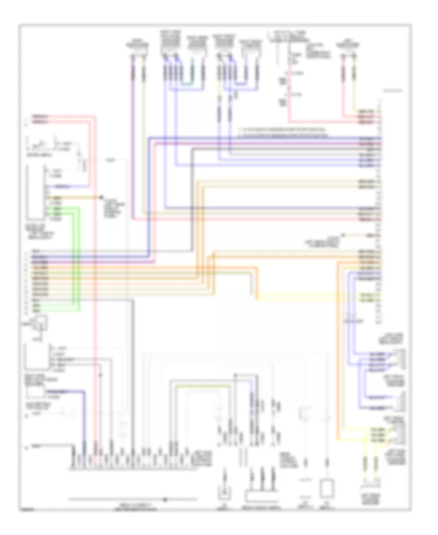 Navigation Wiring Diagram, Convertible withCIC & Hifi Radio (2 из 2) для BMW 328i 2011