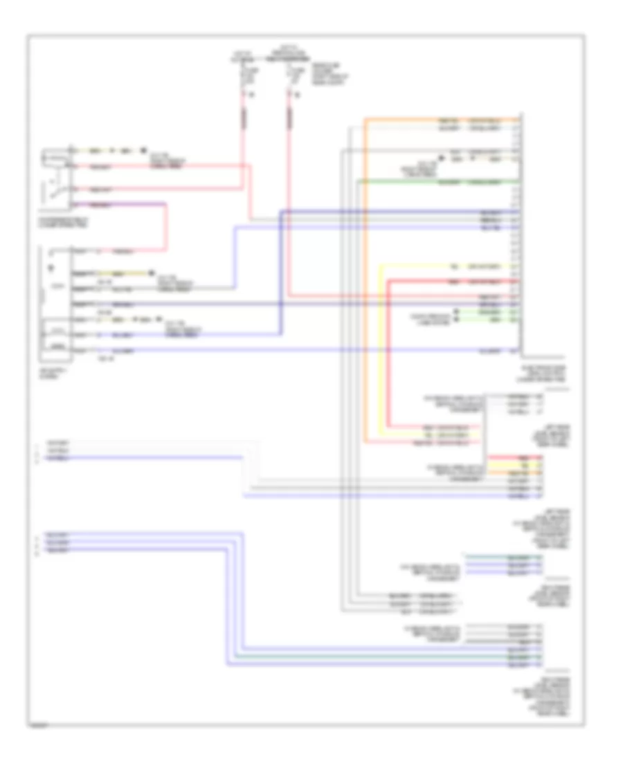Air Suspension Wiring Diagram 2 of 2 for BMW 535xi GT 2012