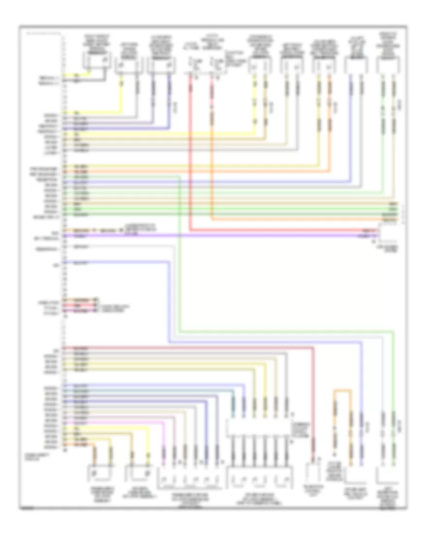 Supplemental Restraints Wiring Diagram 1 of 2 for BMW 535xi GT 2012
