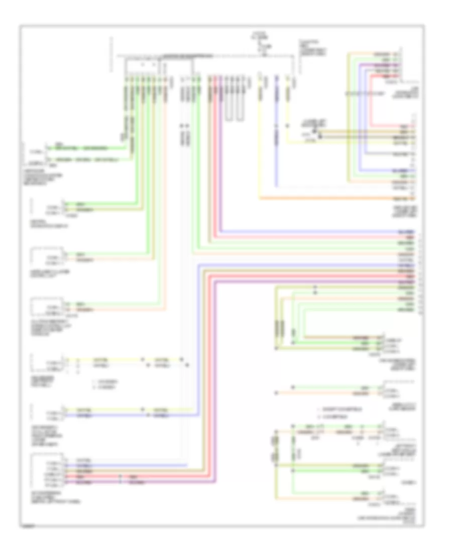Computer Data Lines Wiring Diagram 1 of 2 for BMW 328xi 2011