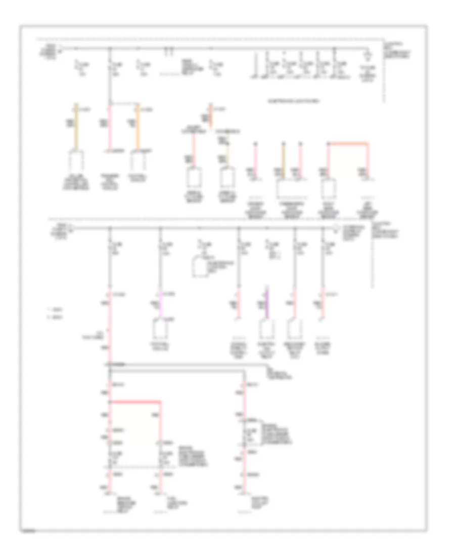 Power Distribution Wiring Diagram 2 of 5 for BMW 328xi 2011