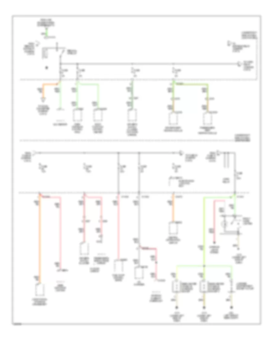 Power Distribution Wiring Diagram 4 of 5 for BMW 328xi 2011