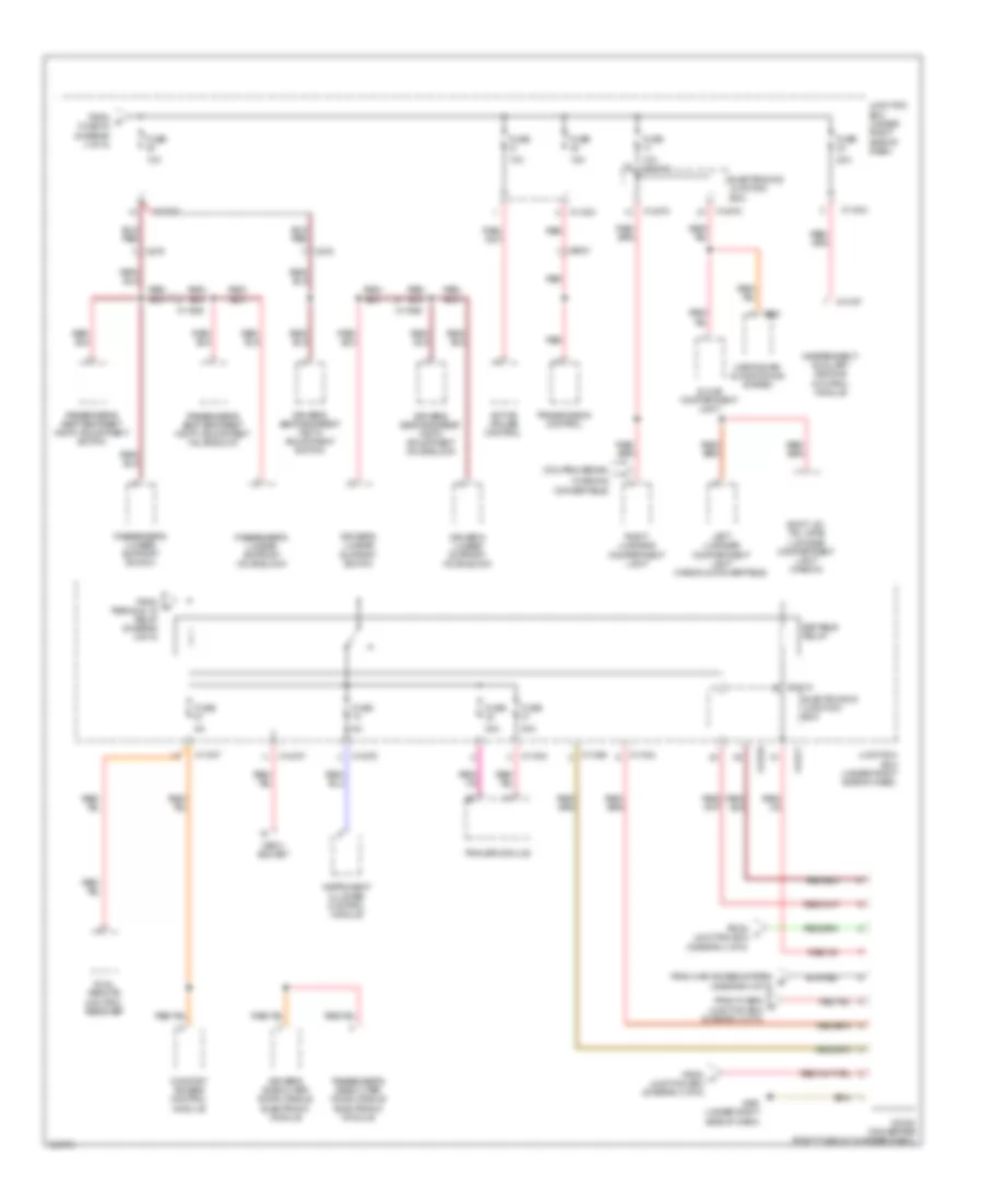 Power Distribution Wiring Diagram 5 of 5 for BMW 328xi 2011