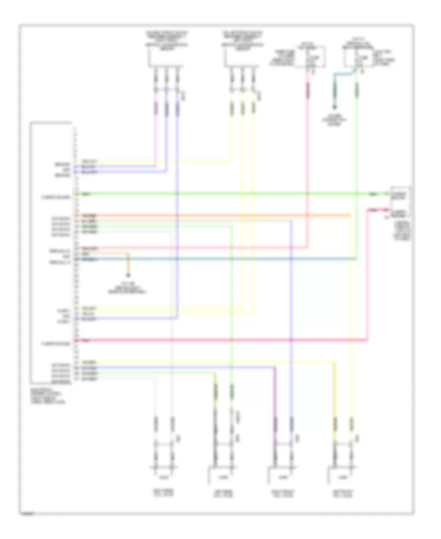 Dynamic Drive Suspension Wiring Diagram for BMW X3 xDrive28i 2014