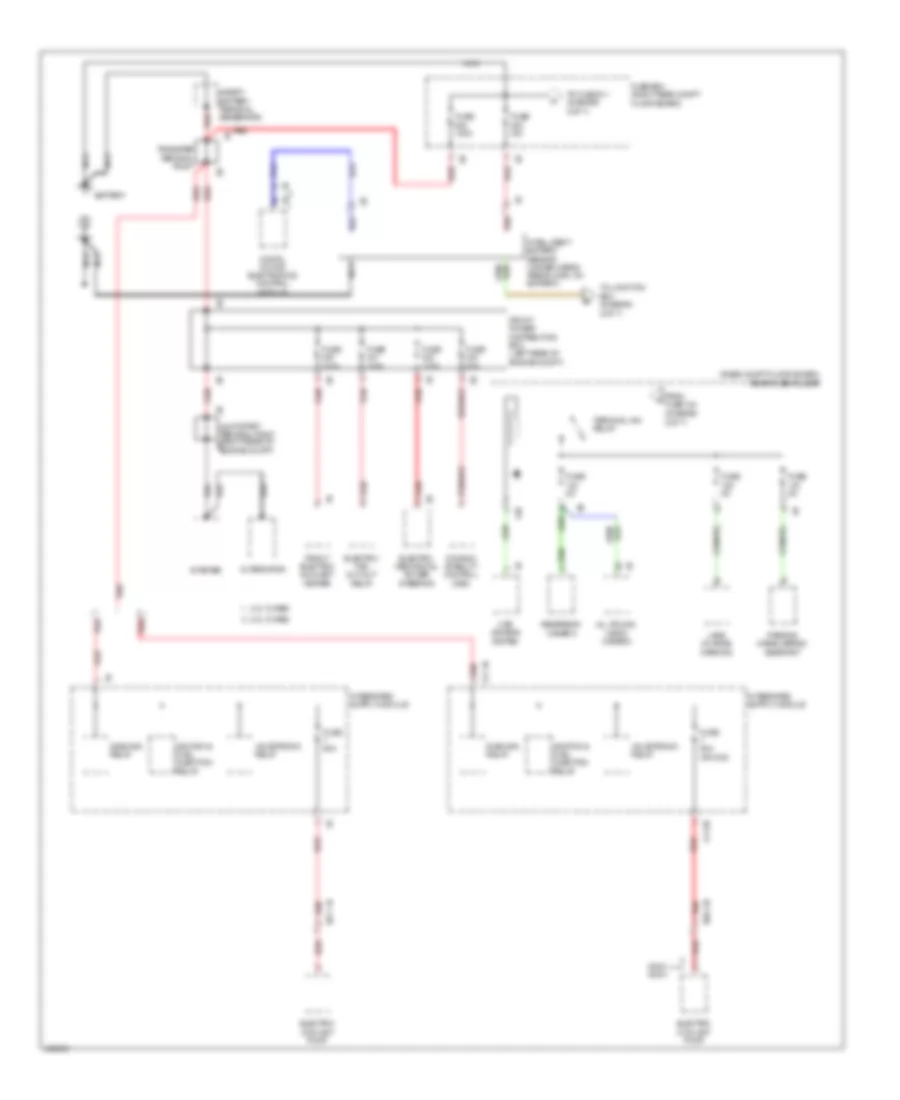 Power Distribution Wiring Diagram 1 of 7 for BMW X3 xDrive28i 2014
