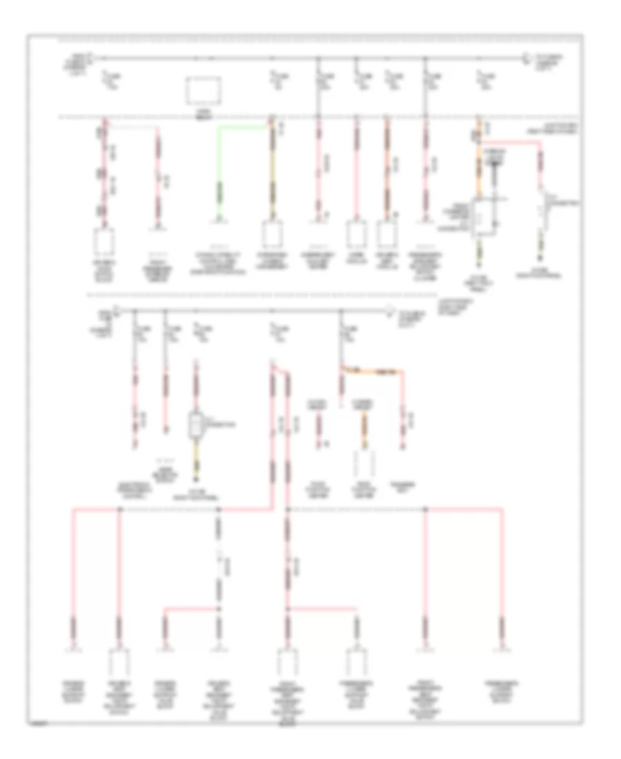 Power Distribution Wiring Diagram (4 of 7) for BMW X3 xDrive28i 2014