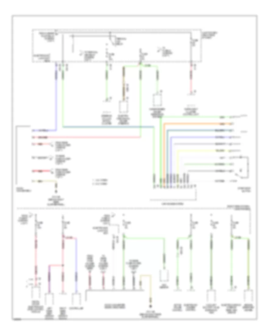 Power Distribution Wiring Diagram (5 of 7) for BMW X3 xDrive28i 2014
