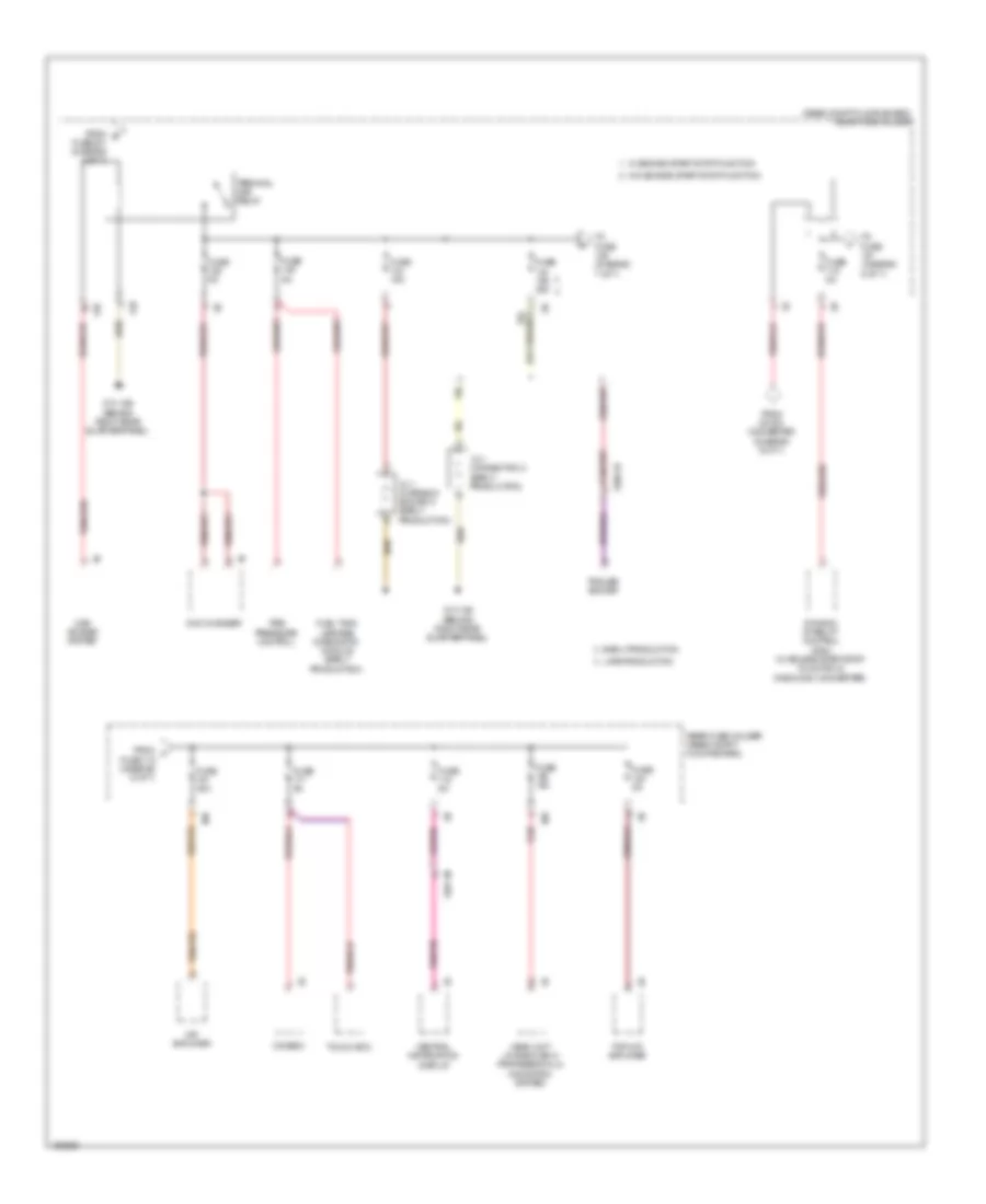 Power Distribution Wiring Diagram (6 of 7) for BMW X3 xDrive28i 2014