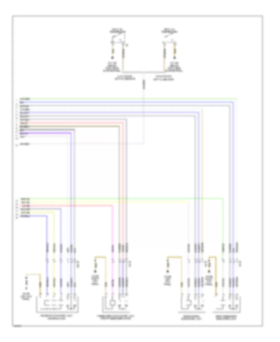 Power Door Locks Wiring Diagram (2 of 2) for BMW X3 xDrive28i 2014