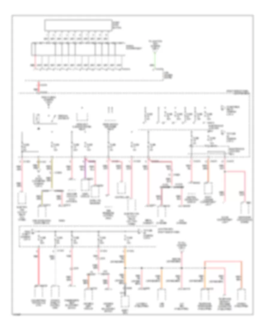 Power Distribution Wiring Diagram 2 of 4 for BMW Z4 28i 2013