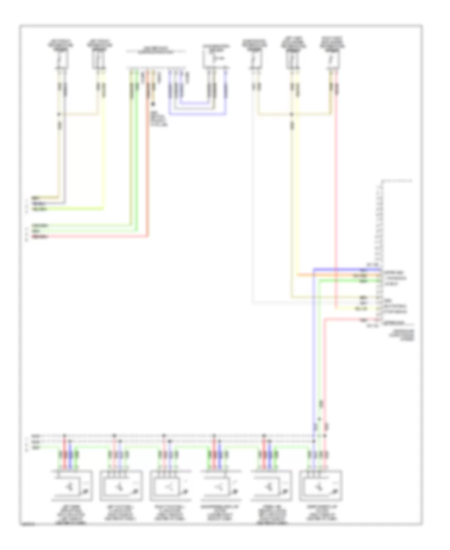Automatic A C Wiring Diagram with High A C with Rear Compartment Blower 3 of 3 for BMW X5 30i 2008