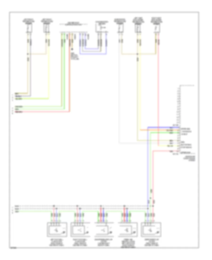 Automatic A C Wiring Diagram with High A C without Rear Compartment Blower 3 of 3 for BMW X5 30i 2008