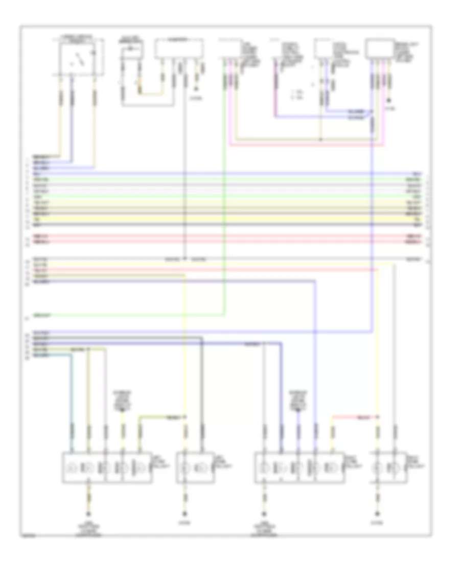 Exterior Lamps Wiring Diagram 2 of 3 for BMW X5 30i 2008
