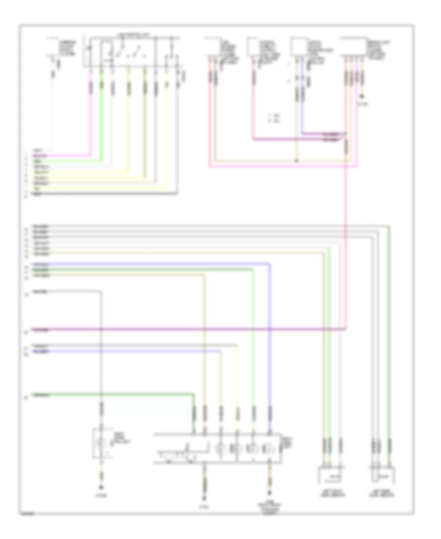 Adaptive Front Lighting Wiring Diagram (2 of 2) for BMW X5 30i 2008