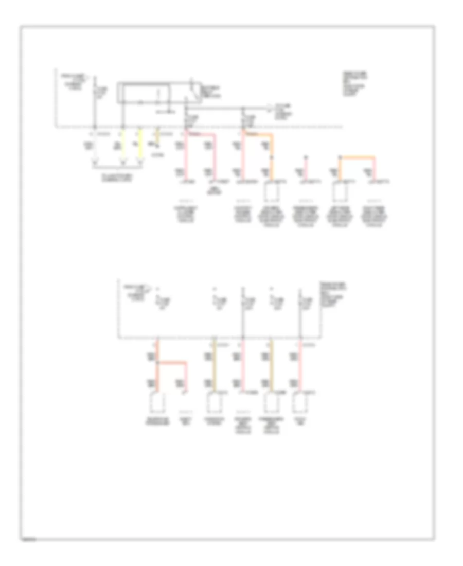 Power Distribution Wiring Diagram 5 of 5 for BMW X5 30i 2008