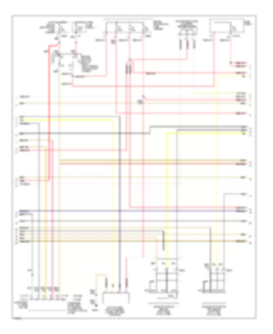 2.8L, Engine Performance Wiring Diagram (2 of 4) for BMW 528i 1997