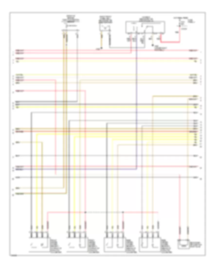 2.8L, Engine Performance Wiring Diagram (3 of 4) for BMW 528i 1997